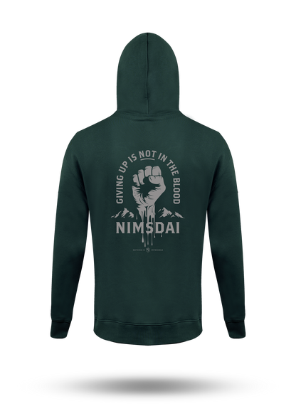Giving Up Is Not In The Blood Classic Hoodie