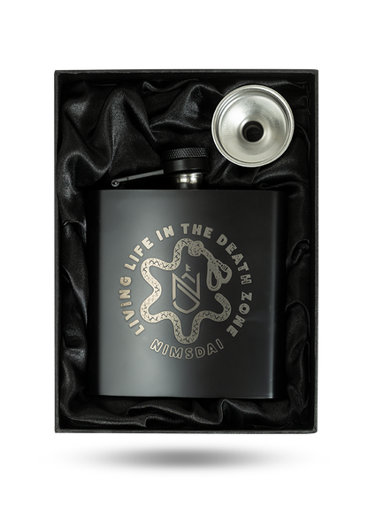Hip Flask Rope and Shield