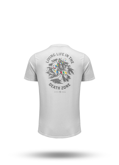 Living Life In The Death Zone Flag T-shirt